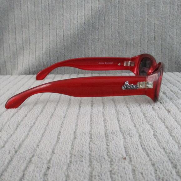 New Divine Eyewear Selene Red/Smoke Sunglasses Women's NWT - Picture 5 of 7